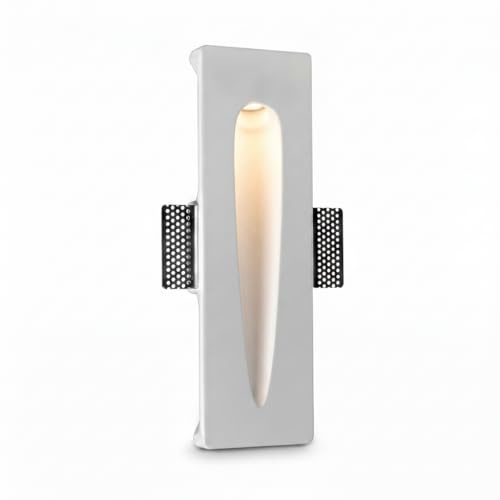 B·LED BARCELONA LED - Applique murale encastrable en plâtre GOTA - 1W - Trimless/intégration