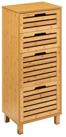 5 five simply smart 5five - Meuble 4 tiroirs Bambou sicela