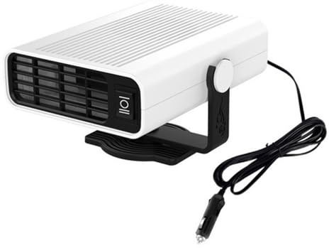 TWSOUL Portable Car Heater 12V, 120W Windshield Fast Heating Defroster Automobile Heater Demister Outlet Plug in Cigarette Lighter for All Cars (White)