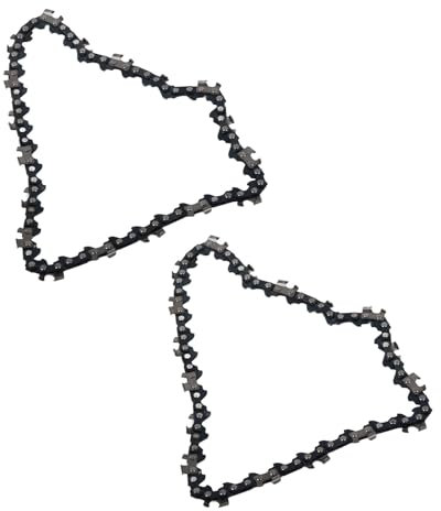 2 Stück Kettensägenkette 6 Zoll 36DL Sägeblatt Legierter Stahl 36 Antriebsglieder Set Kit Mini-Kettensägenkette Ersatzkettensäge für Kabellose Elektrische Mini-Kettensägen