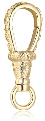 Large Gold Ornate Albert Clasp - Clasp Only and High Polished Finish (Large Size - 30mm) - Bling King London