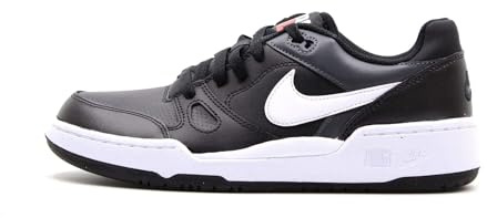 NIKE Full Force LO, Sneaker Hombre, Black White Anthracite Sail, 42 EU