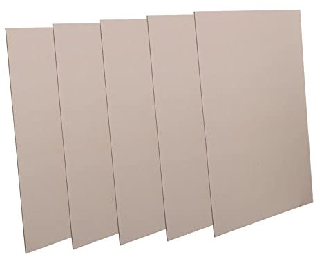 VILLCASE Selbstgemacht Pappe Graue Pappe 5 Stück A3 2,5mm Bastelkarton Für Kinder Kindergarten Handwerk Verdickt Langlebig