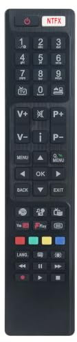 AULCMEET Télécommande,RC4848F Nouvelle télécommande Universelle de Remplacement pour fit for Hitachi Polaroid Bush Smart TV P50D300FP P24D300FP P32FS1956A