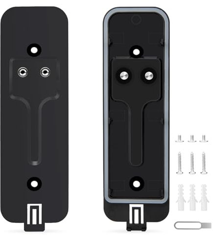 OFFCUP Support Pour Sonnette Vidéo Blink, Blink Video Doorbell Remplacement de la Plaque Arrière, Support de Camera Outdoor，Supports de Sonnette Vidéo Blinks Uniquement pour l'ancien Blinks (Noir)