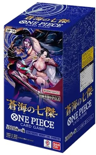 One Piece Card Game - OP14 Warlords of The Sea Booster Display (JPN) - 24 boosters Packs - Édition originale japonaise - Nouveaux leaders et personnages - Sept samouraïs des mers - Neuf et emballage