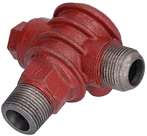 Oumefar Clapet Anti-retour en Fonte Durable de 1 Pouce pour Compresseurs D'Air, Clapet Anti-retour à Petite Résistance pour Flux D'Air Unidirectionnel, Installation Facile pour Utilisation de Pompe