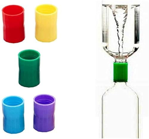 mciskin 5 Stück Vortex Flaschenverbinder Tornado in Einer Flasche Brunnen Anschluss Zyklone Rohr Tornado Verbinder,Tornado in Einer Flasche