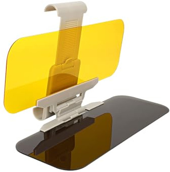 Trintion Day and Night Car Sun Visor Extender - Anti-glare Vehicle Vision Eye Protector, Transparent