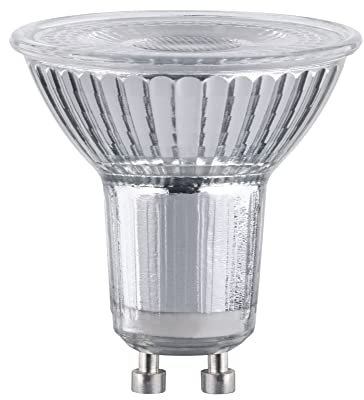 Paulmann 28982 Standard 230V LED Reflector GU10 4.9W 230V 350lm 50mm Silver Glass 2700K – Warm White lamp