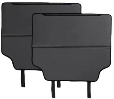 zhaoyaoni Anti Kick Polster für Vw Tiguan 2009-2016,Anti-schmutzig Auto RüCksitz Autositz RüCkenlehnenschutz,B/Black