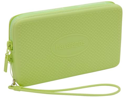 Havaianas - Mini Bag Logo, kompaktes, praktisches und elegantes Accessoire mit strapazierfähigem Reißverschluss und Handgelenkschlaufe, wasserfest, Unisex Erwachsene