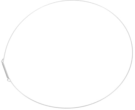 Federklemme für Waschmaschinentür 31cm, Stahl, Silber | Sicherungsring für Trommelwaschanlage, Einfache Montage, Sichere Fixierung, Kompatibel mit Türdichtung