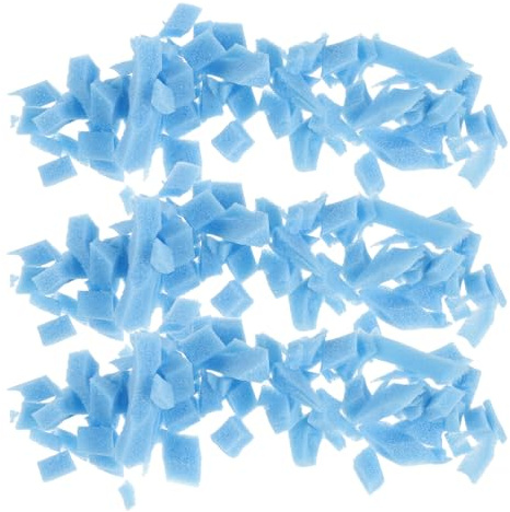 MUSISALY 2.2lbs Memory Foam Beanbag Filled Shredded Memory Foam High Density Filler for Bean Bag Stuffing Safe Pouf Filler for Pet Beds and Stuffed Toy Cushions