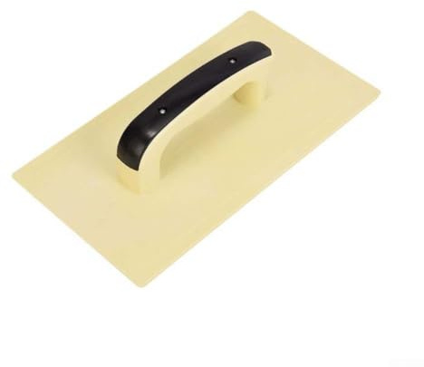 Cazzuola per finitura in plastica per calcestruzzo cemento cartongesso intonacatura lavoro liscio per costruttori di superfici 200 mm (kaki medio)