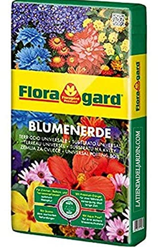 Suinga SOSTTRATO UNIVERSALE PREMIUM FLORAGARD 7,5 LITRI SACCO TORBA UTILIZZATO PER PRATO VASO PIANTE GIARDINO Considerato il miglior substrato sul mercato