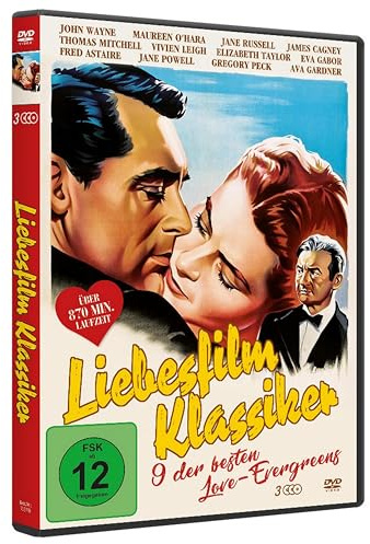 Liebesfilm-Klassiker – 9 romantische Meisterwerke der Filmgeschichte als zeitlose Evergreens (WME Film Klassiker) [3 DVDs]