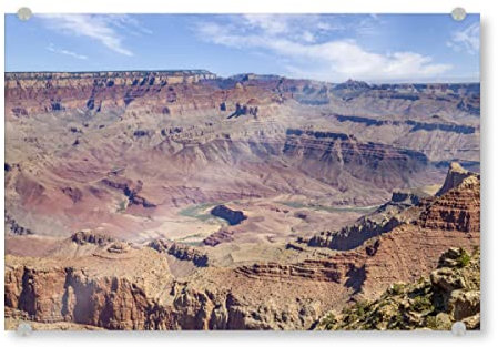 artboxONE Acrylglasbild 60x40 cm Natur Grand Canyon Colorado River - Bild Grand Canyon Aussicht Berge