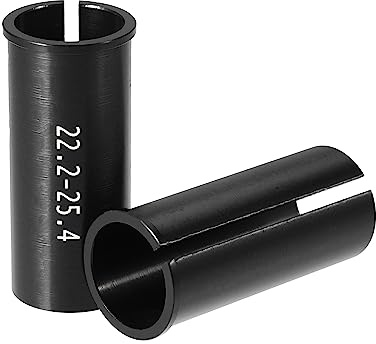 QUARKZMAN 2 Stück Fahrrad Sattel Stützen Rohradapter Reduzierhülse 22.2mm auf 25.4mm