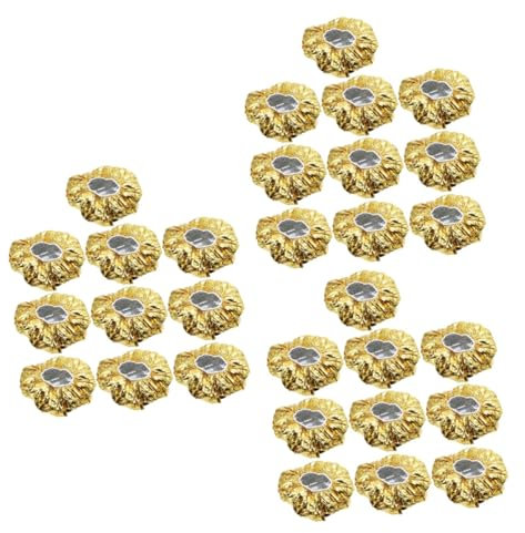 Beavorty 3er-sets Folien-wärmekappen Zum Haarefärben Isolierte Haarstyling-hüte Aus Aluminiumfolie Für Den Heim-/salongebrauch 10 Stück * 3