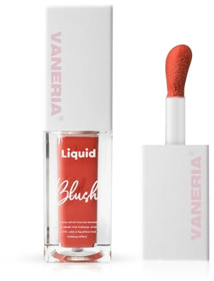 VANERIA Maquillage Blush Liquide Imperméable, Gel Crème Sensation de Légèreté et de Respirabilité, Longue Tenue, Anti-bavure. 5g (1, 3, 5g)