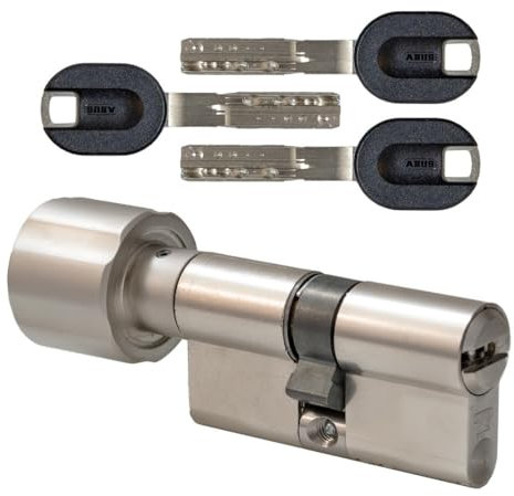 ABUS Bravus.3500 MX Knaufzylinder 45|35K | Magnet-Technologie | Modular | Kopierschutz Ziehschutz Bohrschutz | Feuerschutz |Patentschutz bis 2038 | 3 Schlüssel + Sicherungskarte | Einzelschließend