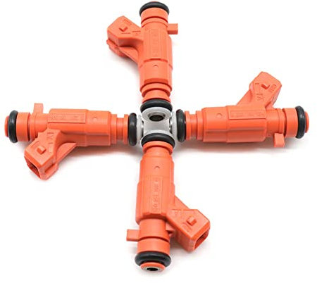 AUGUST SNOW Einspritzdüsen 4X Auto Einspritzdüse 0280156034 Für 206 307 1007 Für Partner 1.6 16V 2000-2014 Auto Injektor