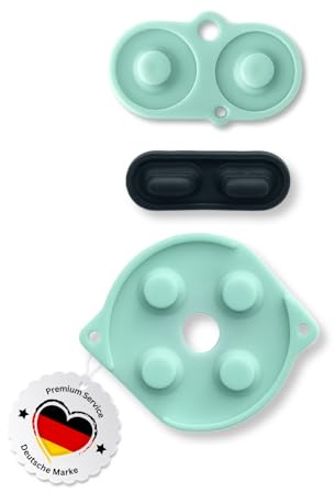 Buttons Tasten Knöpfe Ersatz Pad für GameBoy Color - Gummi Silikon Pads Ersatzteile GBC Steuerung Ersatzknöpfe Bedienknöpfe Ersatzbuttons (Standard)