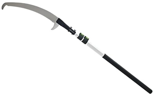 3m Telescopic Tree Pruner Saw – Extendable Pole Tree Cutter for High Branches with Tri-Cut Blade – 1.5m to 3m Garden Tree Cutting Tool for Pruning