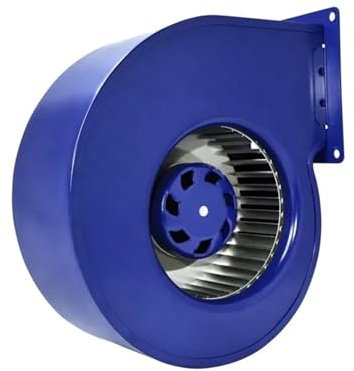 TIEOAXFT Ventilateur centrifuge Industriel à échappement Radial à entrée Unique, Feuille galvanisée de 160mm, AC 230V