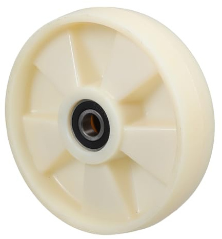 Alipis Roues de Transpalette 200x50 Mm en Nylon Roulements à Billes, Ensemble Complet pour Remplacement Fonctionnement Silencieux en Logistique