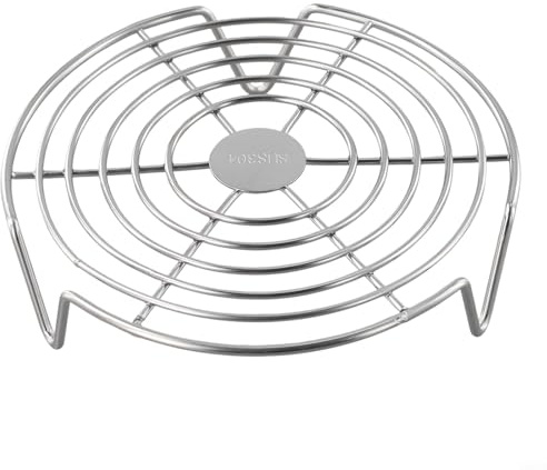 YJDOORPLAY Edelstahl-Küchen-Dampfgarer-Gestell, Mehrzweck-Koch-Dampfeinsatz, für Knödel, Gemüse, Eier, Schnellkochtopf, kompatibel mit verschiedenen Töpfen (16 cm)