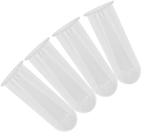 AKOOSY 4 Stück Hydroponik Pflanzenvasen Glas Reagenzgläser für Wasserpflanzen Tischpflanzgefäße Transparent Terrarium Deko für Büro Wohnung
