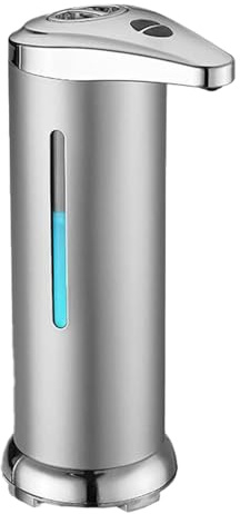 Distributore Di Sapone Automatico - Pompa A Batteria Senza Touch, Liquido Elettrico Intelligente Con Design In Acciaio Inossidabile | Mano Moderna Per Lavello Da Cucina, Bancone Del Bagno, Lavaggio E