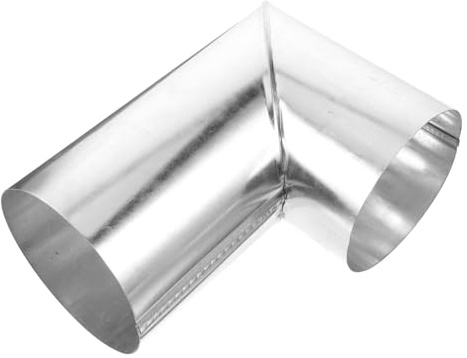 UPKOCH Tuyau Évacuation Aluminium Degrés pour Poêle et Cheminée Conduit Résistant Chaleur et Facile à Installer pour Cuisine et Chauffage