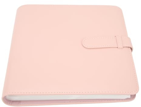Depisuta Album Fotografico in Pelle PU 3 Pollici 288 Tasche per Mini 12 11, Pagine Tascabili Trasparenti, Album per Immagini Leggero per Impegni per Bambini, Design a Blocchi - Marrone (Roseo)