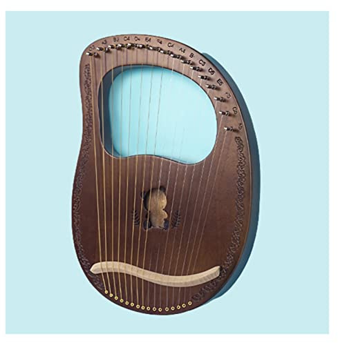 Leierharfe, 15-saitige Lyra-Harfe, tragbares Musikinstrument, Harfe, 19-saitige