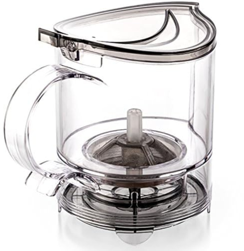 Tidevib Para máquina de té de hojas con infusor de malla fina para té y café de hojas sueltas, 15 x 10 x 10 cm, colador extraíble para una fácil limpieza, compatible con taza, utensilios de cocina