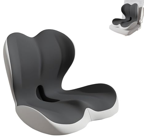 Fahoujs Cuscino per Sedile Ergonomico Rimovibile per Sedia da Ufficio Auto Casa Design Traspirante con Sollievo dalla Pressione Cuscino Terapeutico per Sedia per Disturbi alla Schiena