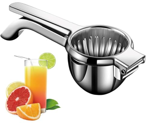 Exprimidor de limones, con filtro, portátil, gran capacidad, accesorio de bar, prensa manual para naranjas para exprimir, para limas, cítricos, naranjas, frutas y