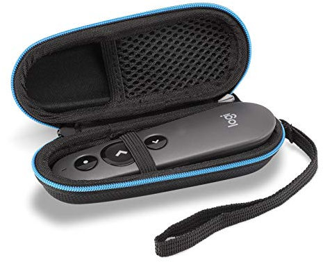 Supremery Tasche für Logitech R500s R500 Presenter Case mit Mesh Zubehör Tasche und Handschlaufe
