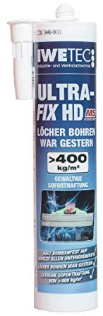 Iwetec Ultra Fix HD Powerkleber 290 ml, 2 versch. Farben (weiß)