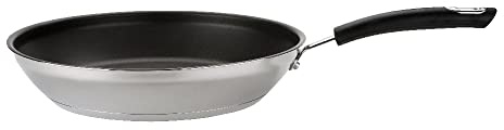 Circulon Total Stainless Steel Nonstick Frying Pan - Even and Thorough Cooking, Suitable for All Hob Types - 30 cm
