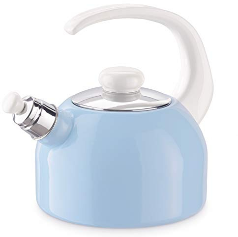 Riess, 0543-116, flöjtpanna plus 2 L, klassisk passionsblå, innehåll 2 liter, diameter 18 cm, emalj, induktion