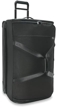 Briggs & Riley Baseline-Aufsätze, Schwarz, Baseline Large 2-Wheel Duffle, Große Reisetasche mit 2 Rädern