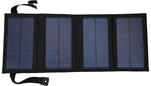 10 W 5 V USB Faltbares Solarpanel-Ladegerät Wandern Camping Solarladegerät Monokristalline Solarbatterie Tragbares Solarpanel für Wander- und Campingausrüstung