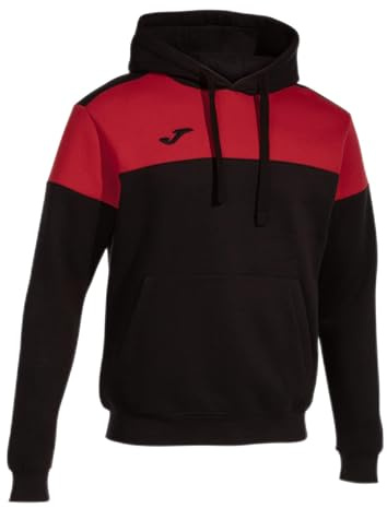 Joma Sudadera con Capucha Crew v Negro Rojo