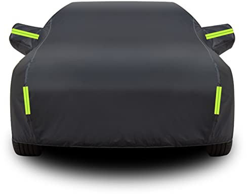 Bache Voiture pour Audi A3 Voiture Extérieur étanche Housse Protection Voiture Exterieur Bache Voiture Housses pour Auto, Expédié Depuis l'europe, Noir