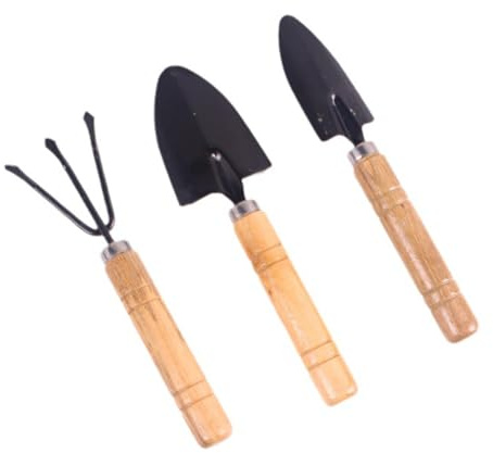 KAYNO Three-Piece Gardening Tool Set mini Garden Tools Multi-Function Spatula rake Spade Household Plant Loose Soil ploughstaff