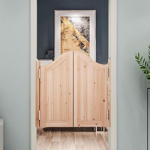 HGOuhK Café Halbhohe Tür Eingangs-/Flur-Innencafé-Schwingtür, Vintage-Schwingtür aus massivem Holz mit halber Taille, individuelle Größe und Farbe erhältlich Vintage-Café-Schwingtür(120x90cm)